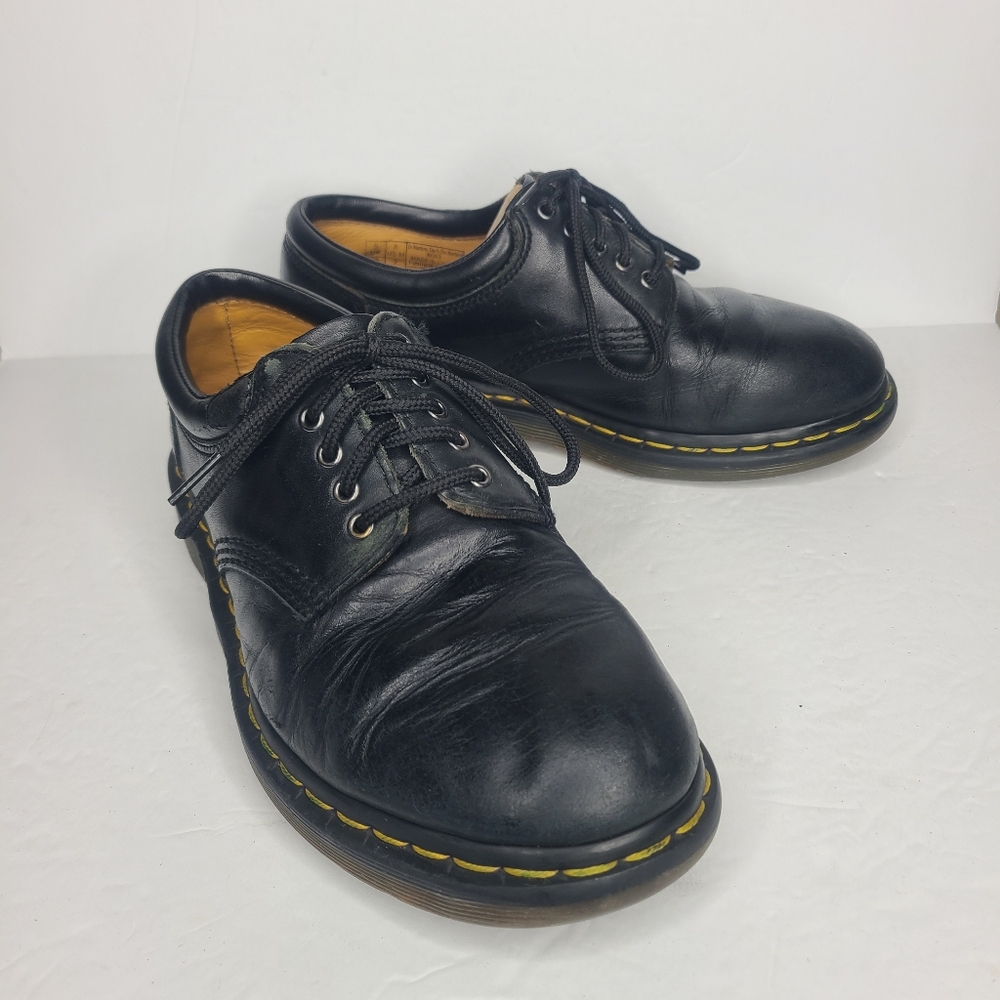 Vintage Dr. Martens Oxford Black Low Shoes Unisex 6M 7W
